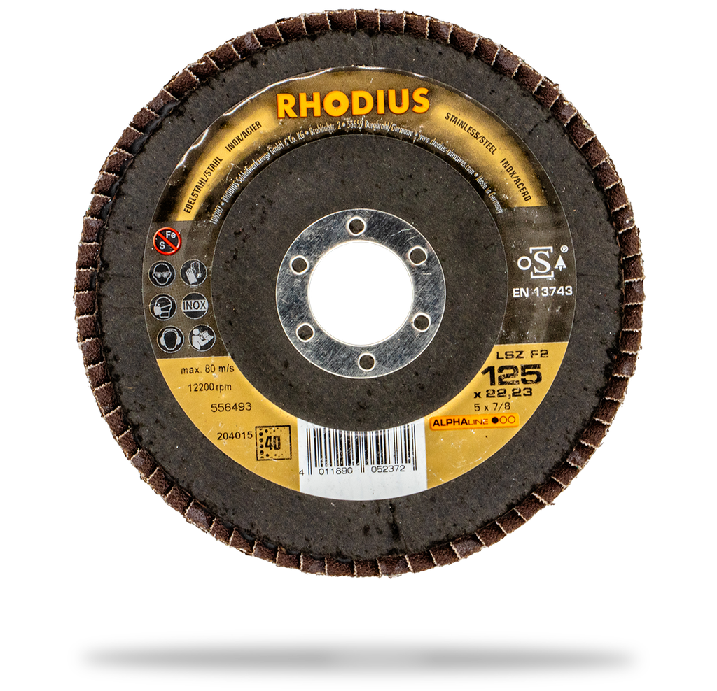 RHODIUS LSZ F2 Fächerschleifscheibe