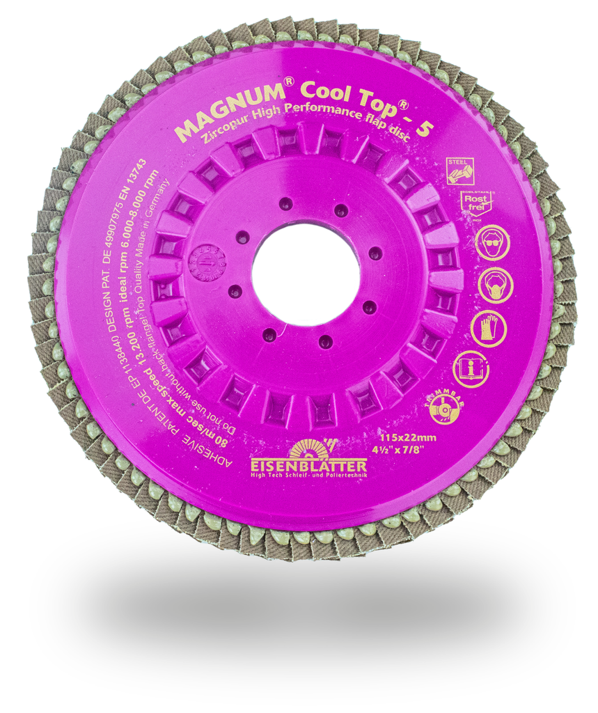 EISENBLÄTTER Fächerschleifscheibe MAGNUM® Cool Top® 5+