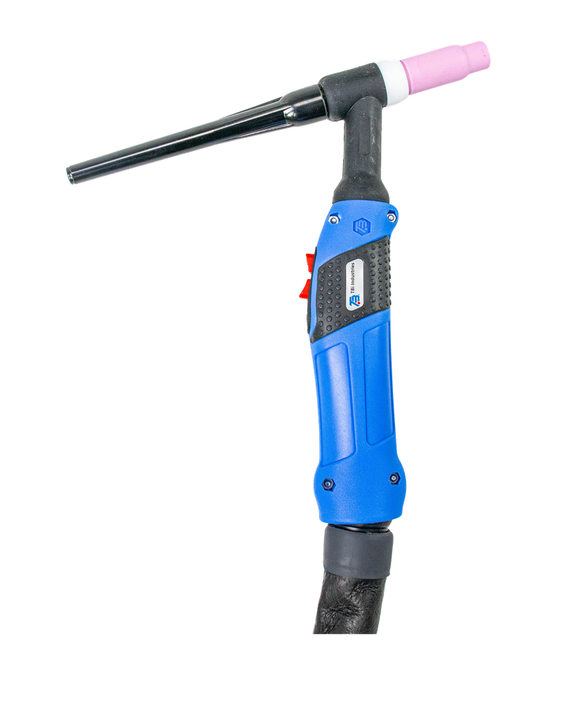 TBi SR 18 FX wassergekühlter WIG Brenner mit Flexiblem Brennerhals, 8m, für EWM