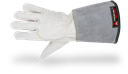 HASE Aruba Schweißerhandschuh aus Schafnappaleder mit Rindspaltleder-Stulpe (EN 12477 Typ A)